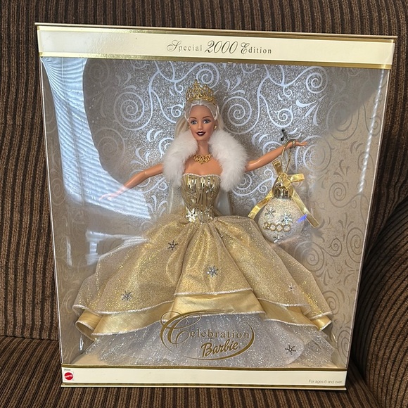 Barbie Other - Barbie Celebration Special 2000 Edition Doll - Gold NIB